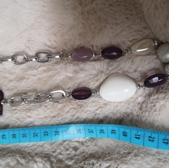 Neclace/stones/silver - Picture 2 of 2